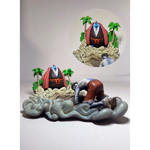 Mô hình logbox one piece chính hãng nhật bản Luffy và Jinbe