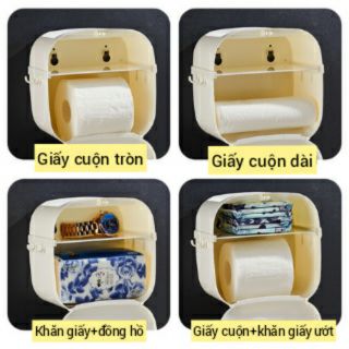 [Hàng bán chạy] Hộp đựng giấy vệ sinh đa năng
