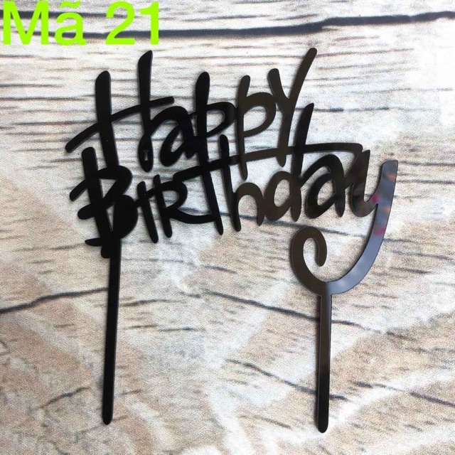 Combo 10 Cổng Cắm Mica Trang Trí Bánh