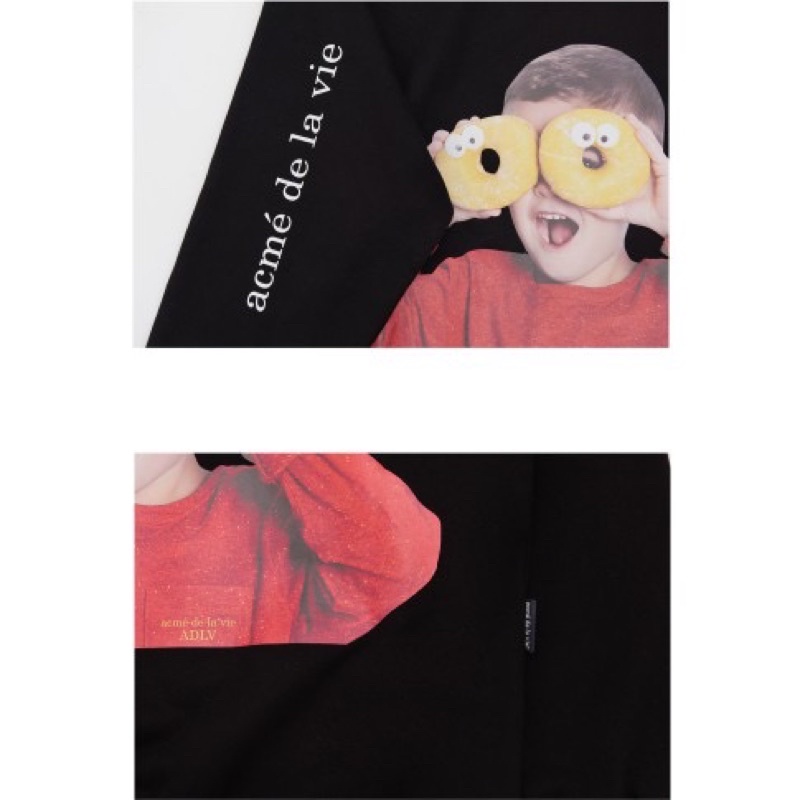 [Nỉ bông cao cấp] Áo hoodie ADLV nam nữ in hình bé cầm bánh V3