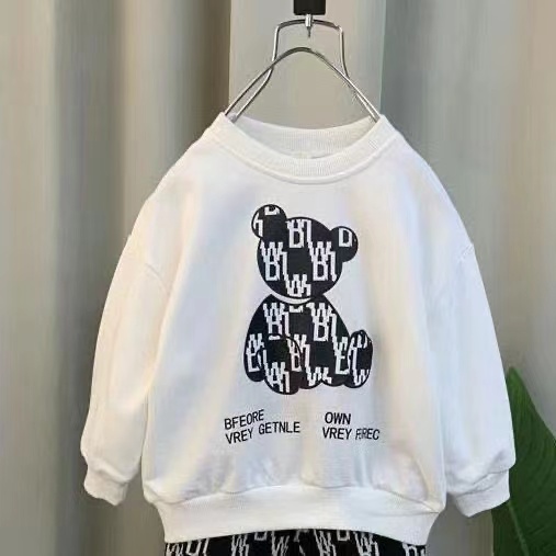 Bộ Quần Áo Sweater Dài Tay Thời Trang Xuân Thu 2021 Cho Bé
