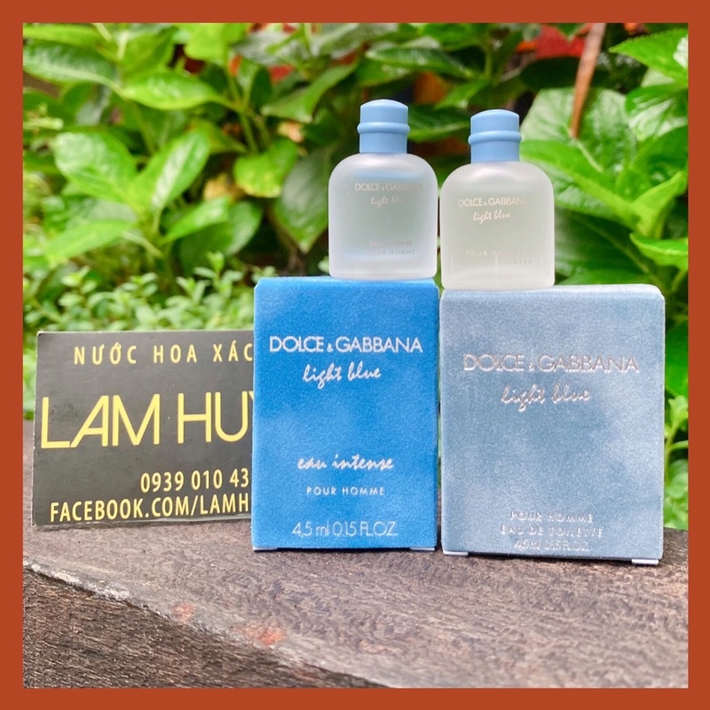 Nước hoa mini Nam LIGHT BLUE 4,5ml