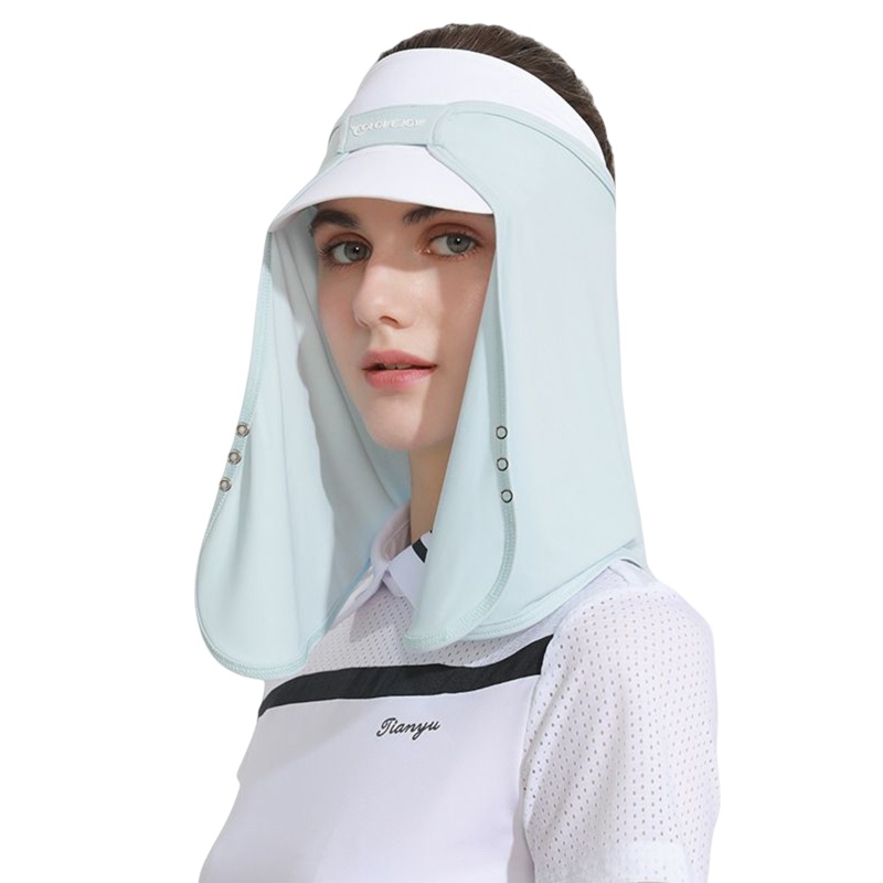 Mũ Rộng Vành Chống Nắng Tia UV Bằng Lụa Dùng Khi Chơi Golf/Đi Xe Đạp/Làm Việc Ngoài Trời Mùa Hè Cho Nữ