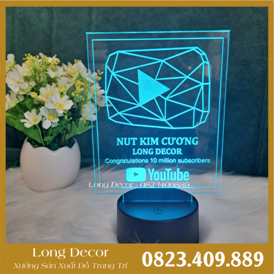 Nút Kim Cương In tên theo yêu cầu