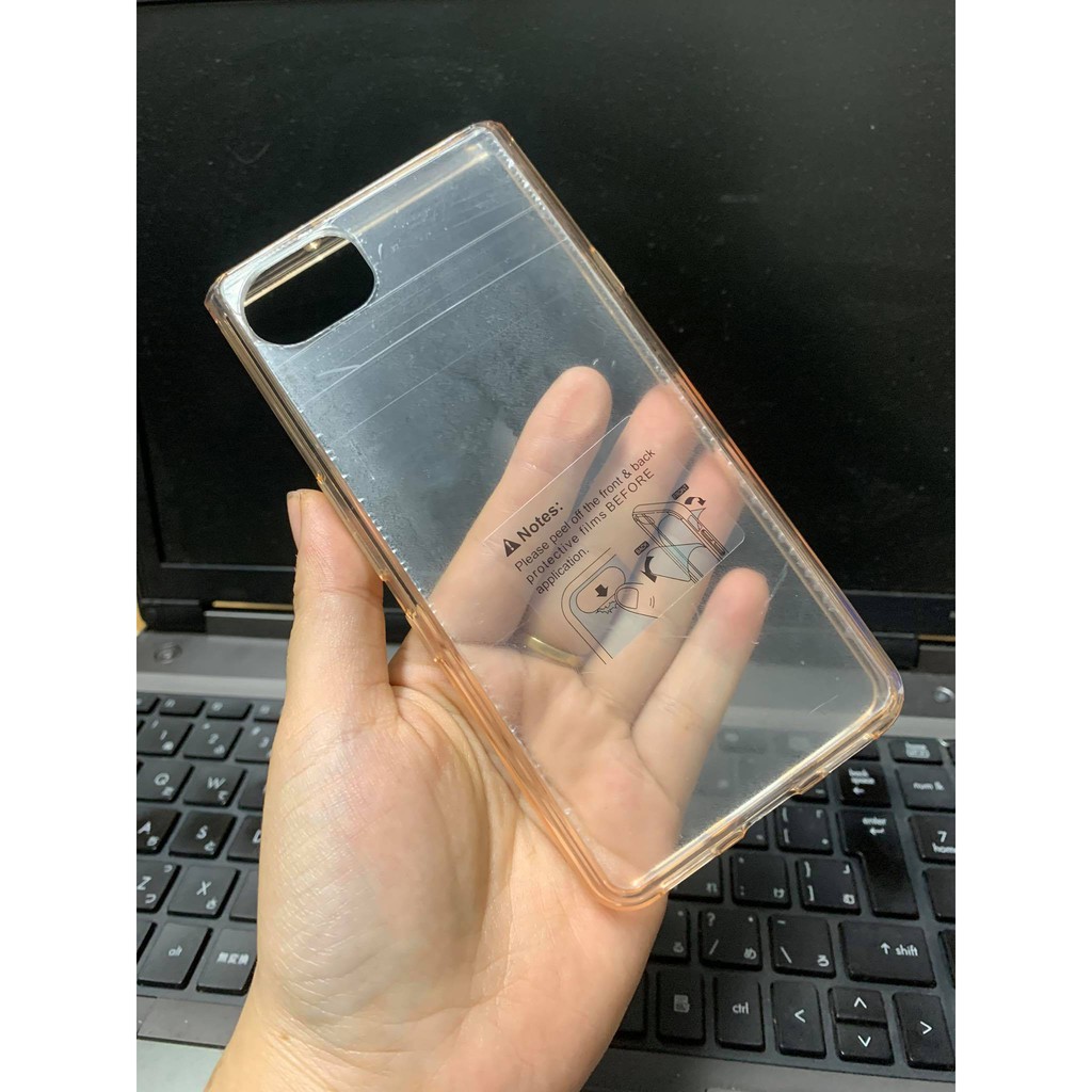 Ốp lưng Blackberry keyone viền silicon lưng cứng