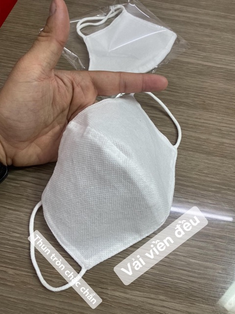 Khẩu trang vải không dệt loại 70gr may 2 lớp | BigBuy360 - bigbuy360.vn