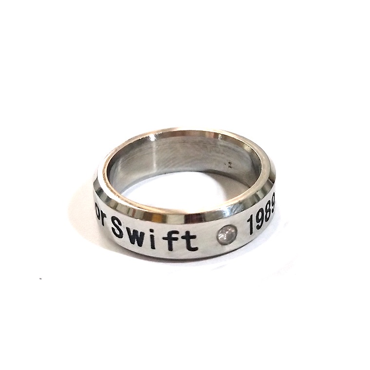 Nhẫn Đeo Tay Bằng Thép Không Gỉ Hình Thần Tượng Taylor Swift Lee Jong Suk Hong-ki Lee Keun-Suk Jang