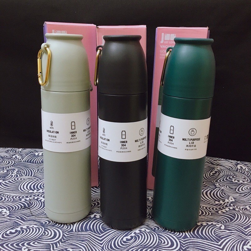 Bình giữ nhiệt Think Different dung tích 500ml có kèm nắp cốc tiện lợi inox304 giữ nhiệt 18h | BigBuy360 - bigbuy360.vn