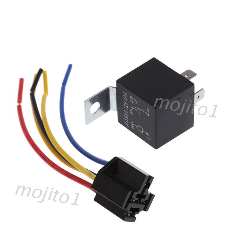 Rơ Le Chuyên Dụng Cho Xe Hơi Dc 12v 40a 5pin