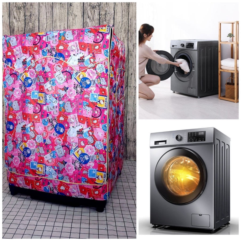 Vỏ bọc máy giặt cửa ngang, áo trùm siêu bền chống mưa nắng dành cho Máy giặt Samsung Addwash Inverter 10 kg