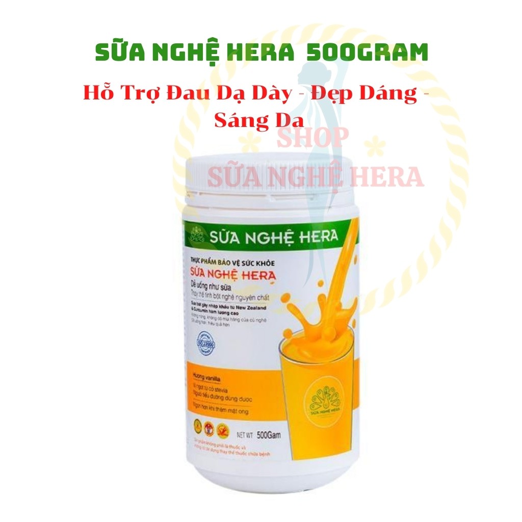 Sữa Nghệ HERA SN01 Hỗ Trợ Đau Dạ Dày - Làm Đẹp Da - Tốt Cho Mẹ Sau Sinh [CHÍNH HÃNG](HỘP 500GRAM) | BigBuy360 - bigbuy360.vn