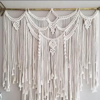 Rèm trang trí macrame