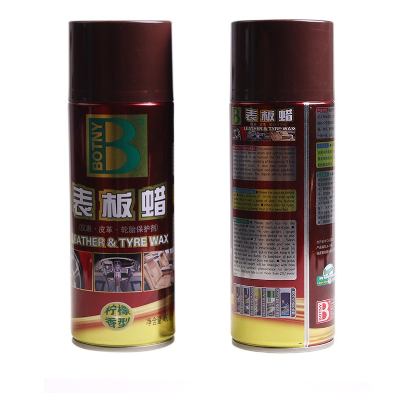 ⚡️HÀNG CHÍNH HÃNG⚡️Dung dịch bảo dưỡng nội thất BOTNY Leather & Tyre, chai xịt làm sạch và dưỡng bóng da ghế,taplo, lốp