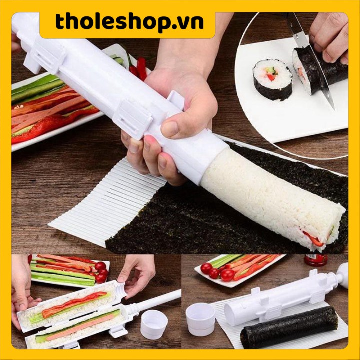 Dụng cụ làm sushi  ✳️ Dụng cụ làm sushi tiện lợi giúp bạn dễ dàng làm sushi với nguyên liệu theo ý thích 6667