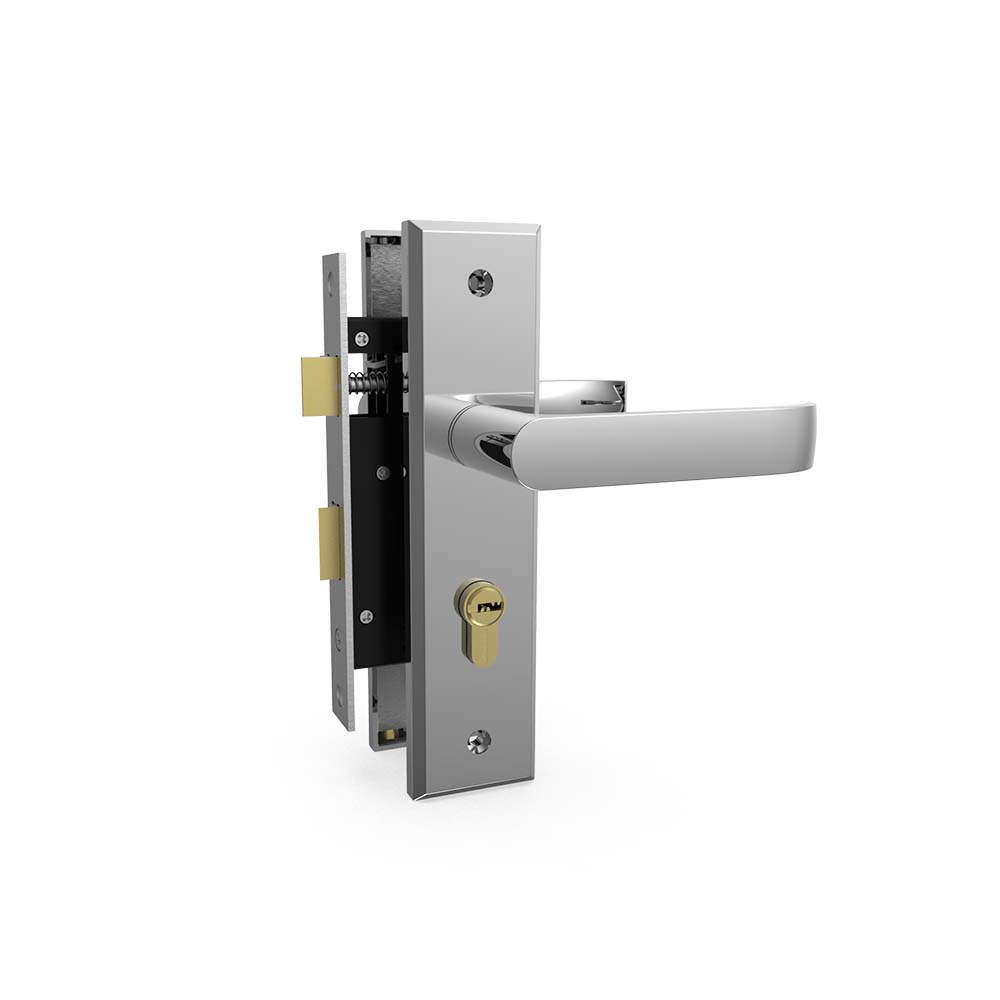 Khoá tay nắm hợp kim kẽm Huy Hoàng EX 5810 - Thích hợp sử dụng cho các loại cửa thông phòng, cửa nhà vệ sinh