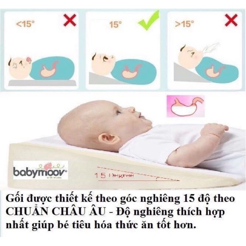 Gối Chống Trào Ngược Chính Hãng Babymoov