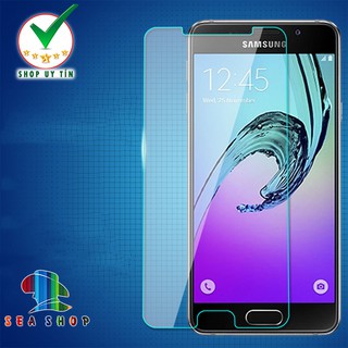 [TẶNG KÈM MIẾNG LAU] Combo 2 kính cường lực Samsung Galaxy A7 2016 - A710 - Trong suốt - Cảm ứng mượt mà