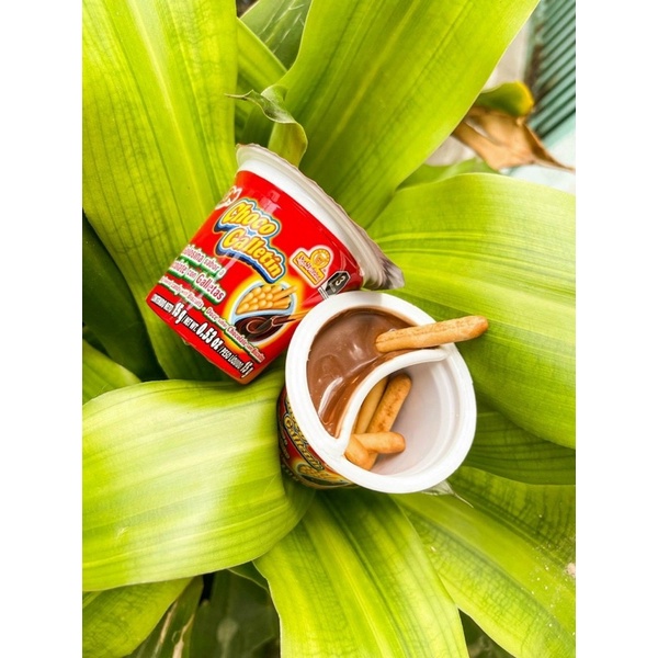 LỐC 10 LY Bánh que chấm socola CHOCO Galletin