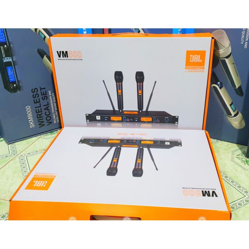 Micro không dây JBL VM 500 nhập khẩu tự ngắt loại 1