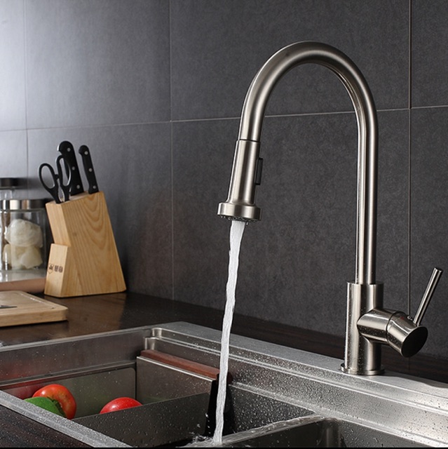 Vòi rút rửa chén bát inox 304