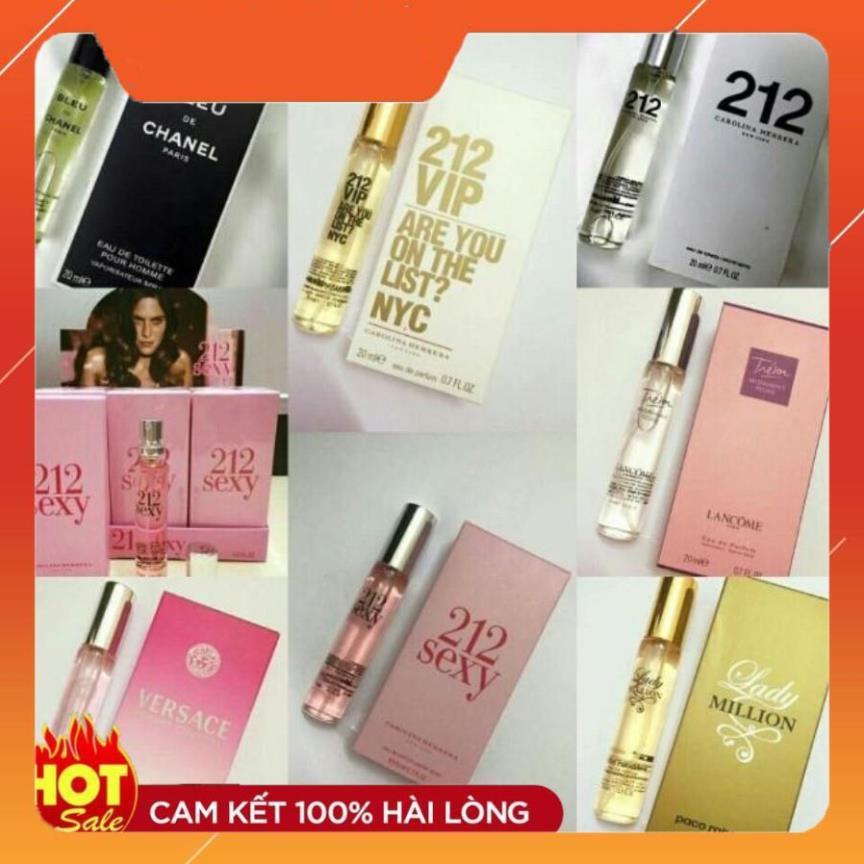 Nước Hoa mini Nam Nữ Cao Cấp 20ml Hương Thơm Quyến Rũ Thơm Lâu | BigBuy360 - bigbuy360.vn