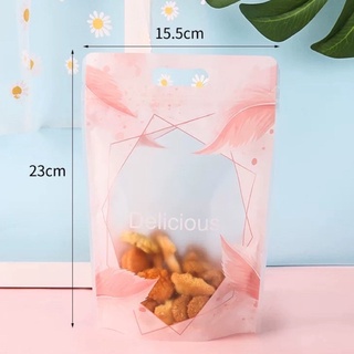 50 vỏ túi zip kt 15,5x23cm đựng bánh kẹo