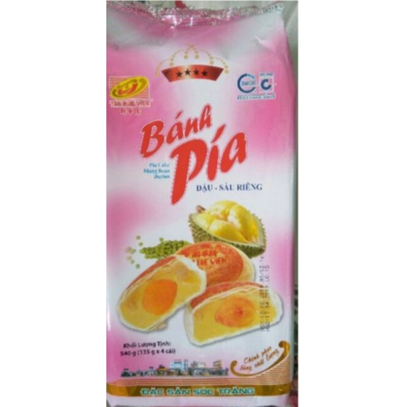 BÁNH PÍA TÂN HUÊ VIÊN 4 SAO BỊCH 4 CÁI