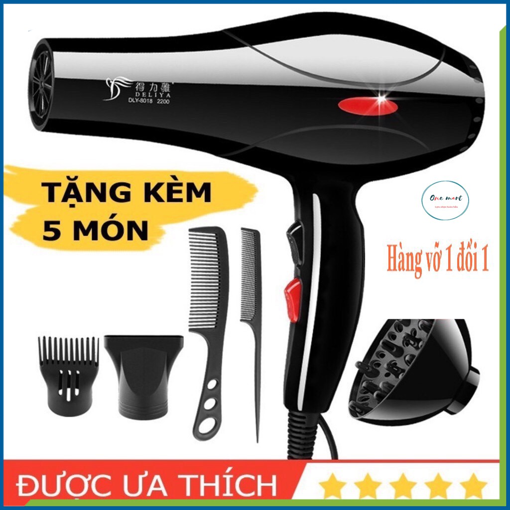 Máy Sấy Tóc Deliya 2 Chiều Công Suất Lớn Deliya Tặng Kèm 5 Món 1 đổi 1