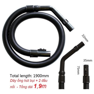 Phụ Kiện Ống Nối Dài Cho Máy Hút Bụi Sanyo Bsc-1200A Bsc-1250A - bán riêng đầu ống hút lắp cho máy Hitachi - Sanyo