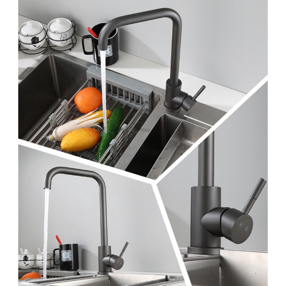 Vòi rửa bát nóng lạnh Inox 304 MS4 | BigBuy360 - bigbuy360.vn