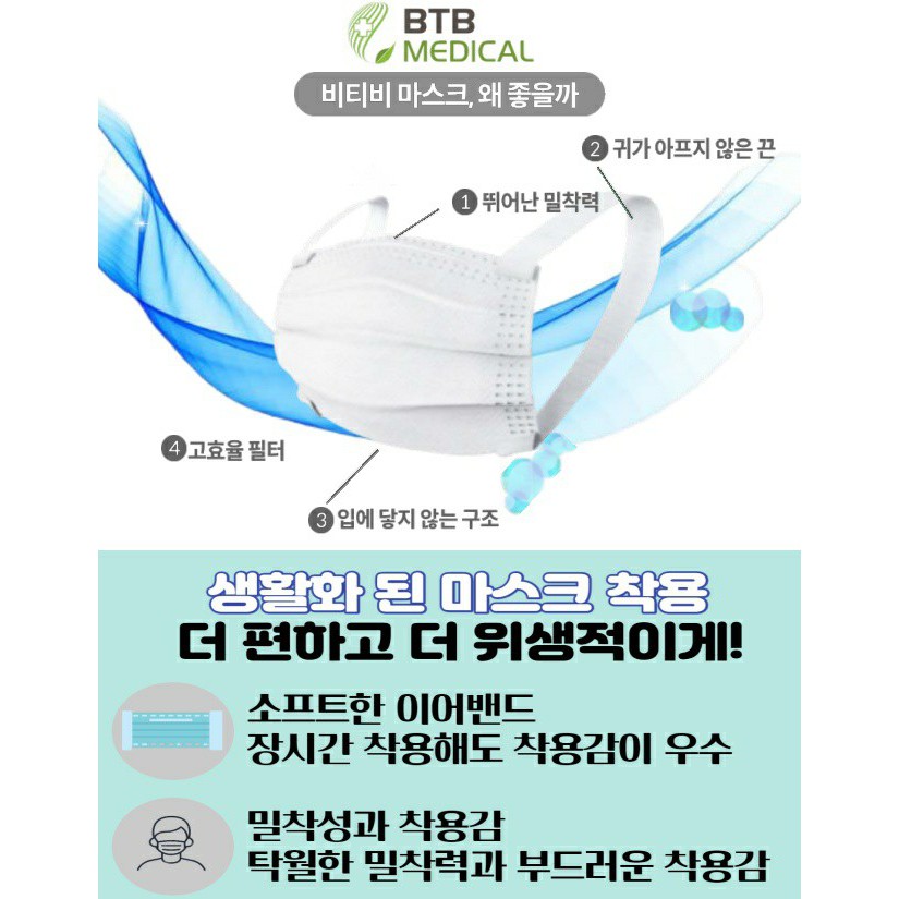 Khẩu trang y tế BTB Medical Daily 3 lớp | BigBuy360 - bigbuy360.vn