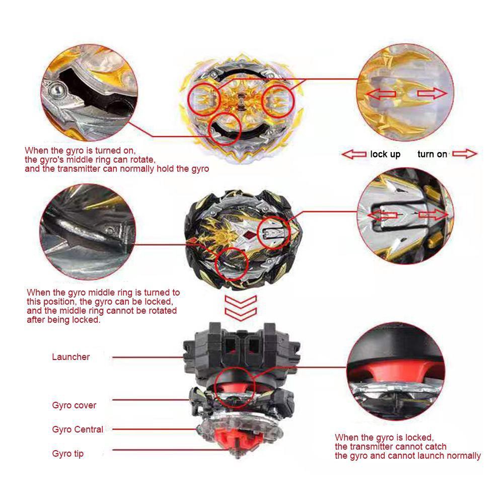 Con quay đồ chơi Beyblade Burst Gt B153 độc đáo cho trẻ em vô cực