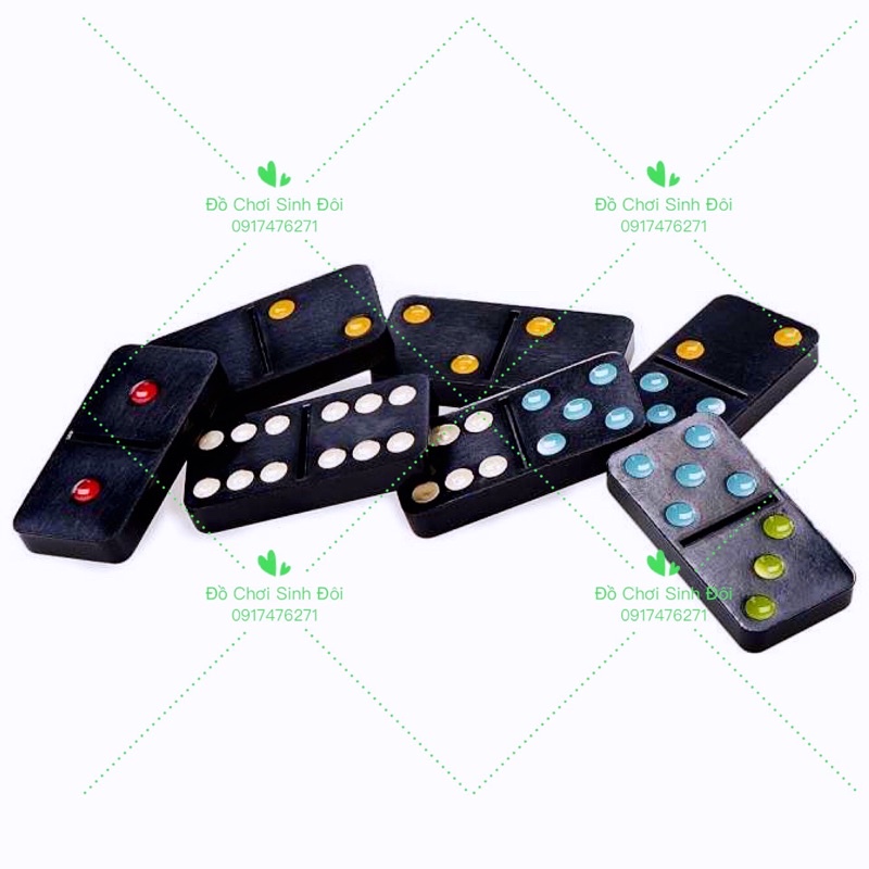 Cờ DOMINO cao cấp màu đen