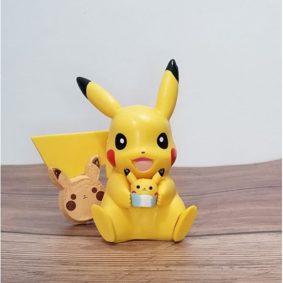 Mô Hình Nhân Vật Pikachu nhựa đặc PVC trang trí bàn làm việc, trưng bày hoặc làm đồ chơi