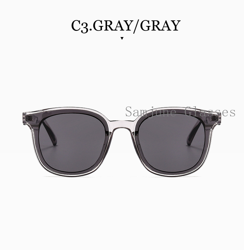 Kính Mát Samjune Gọng Tròn Thời Trang Cho Nam Và Nữ