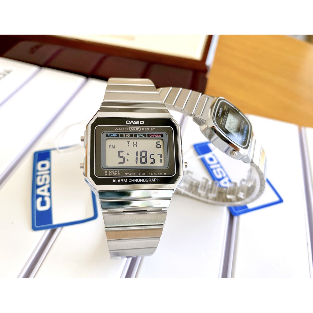 Đồng hồ Nam Casio A700W cổ điển sang trọng