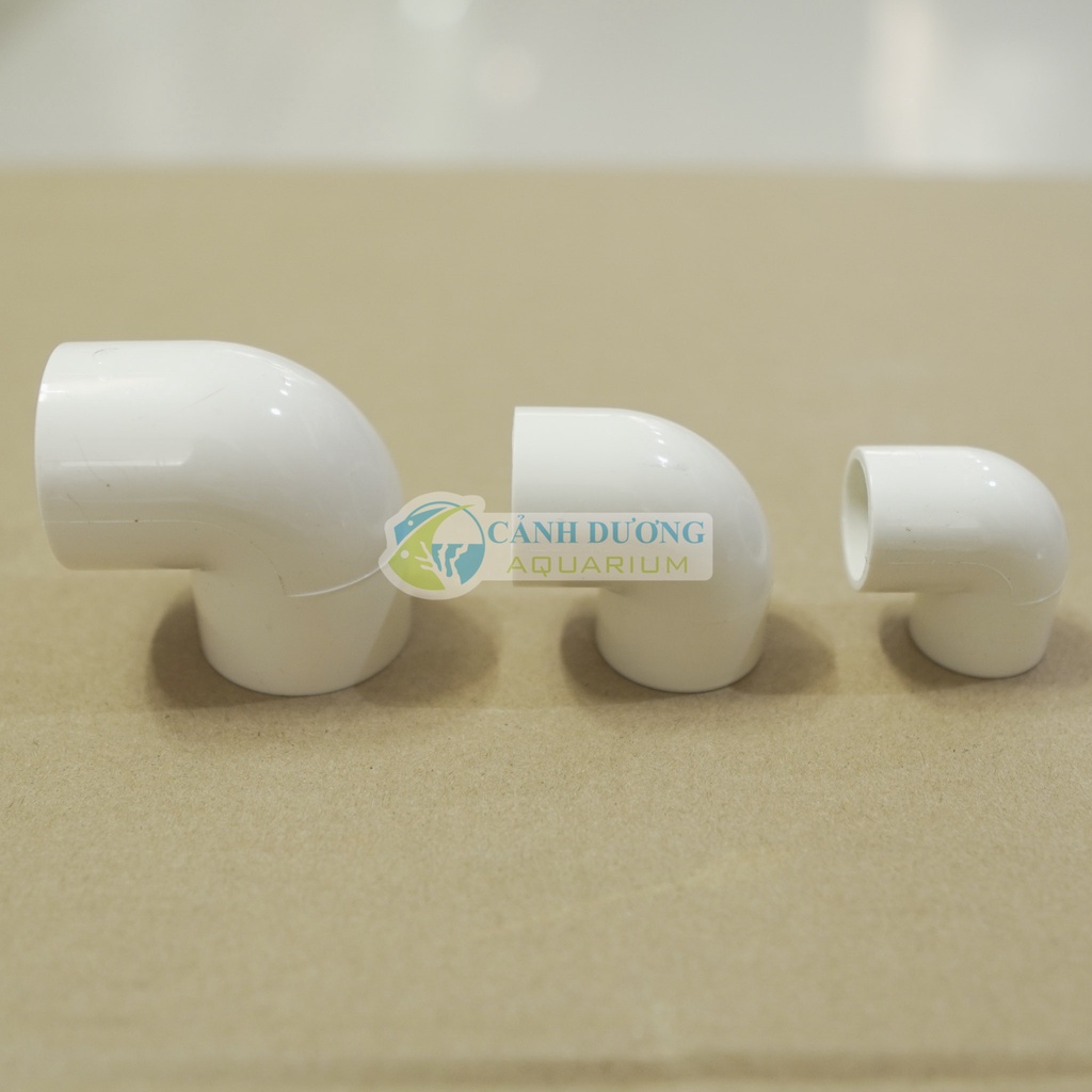 Co 90 độ U-PVC Phi 32-25-20 chuyên dùng cho hồ cá