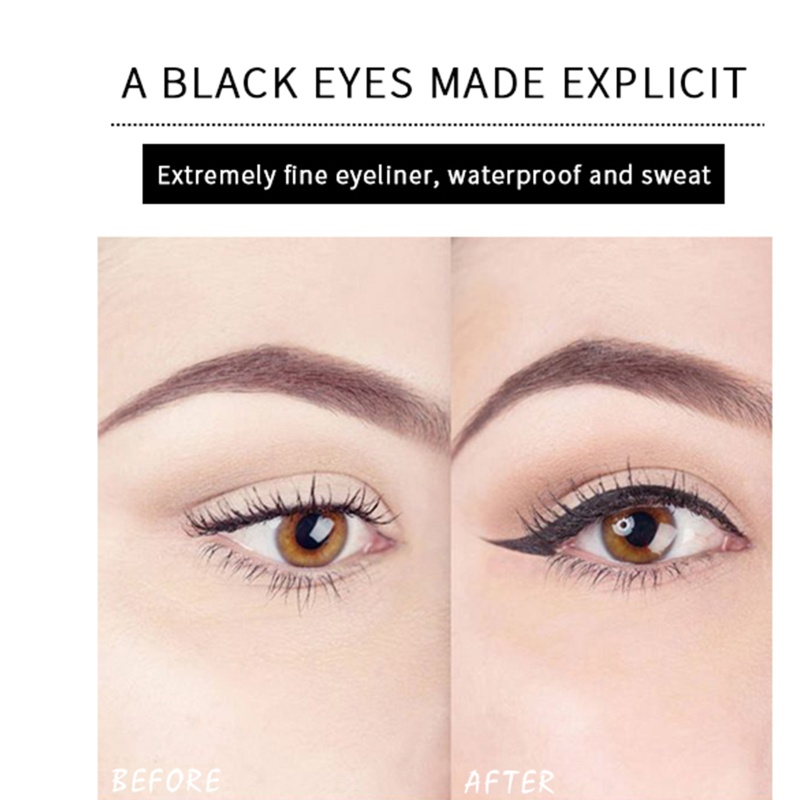 Set Mascara Và Bút Kẻ Mắt Dạng Lỏng Chống Thấm Nước Lâu Trôi Chuốt Dài Và Cong Mi Dành Cho Nữ