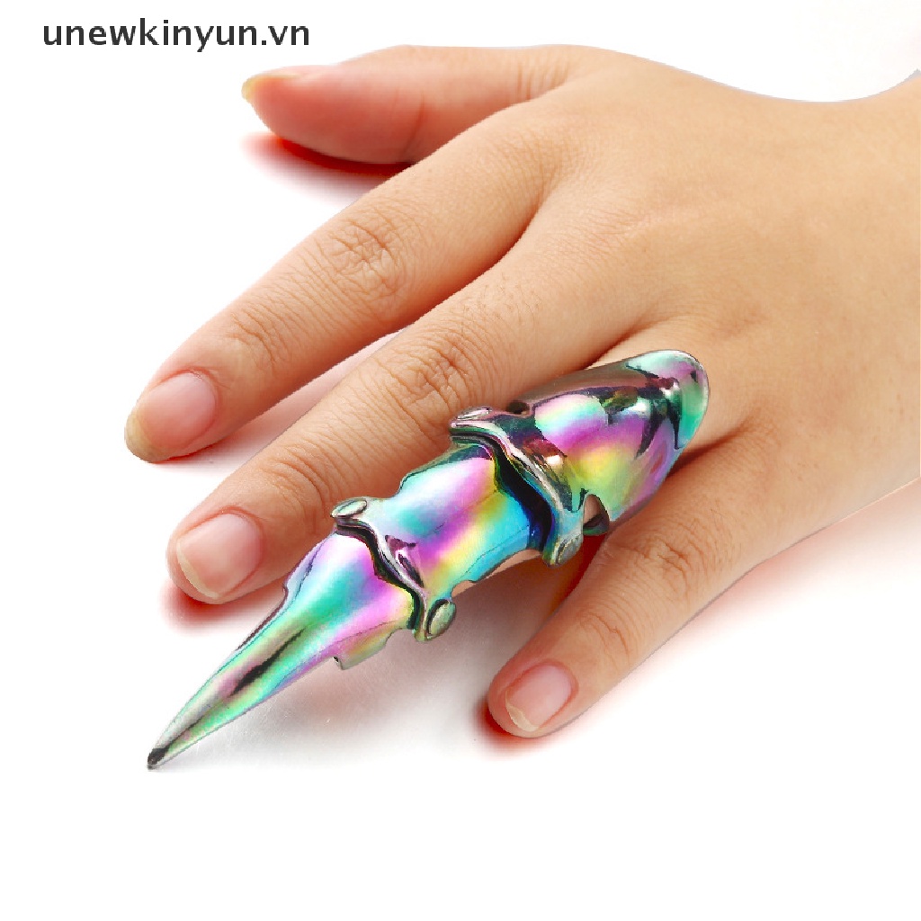 Nhẫn Kim Loại Hình Rồng Phong Cách Punk Rock Cá Tính Thích Hợp Làm Quà Tặng