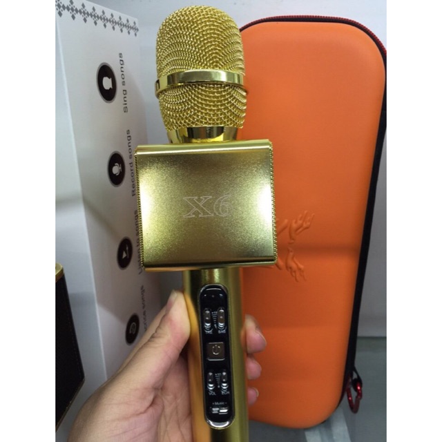 Mic karaoke X6 hàng loại 1