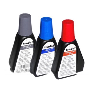 Mực dấu Trodat 7011 28ml (Đỏ, Đen, Xanh)