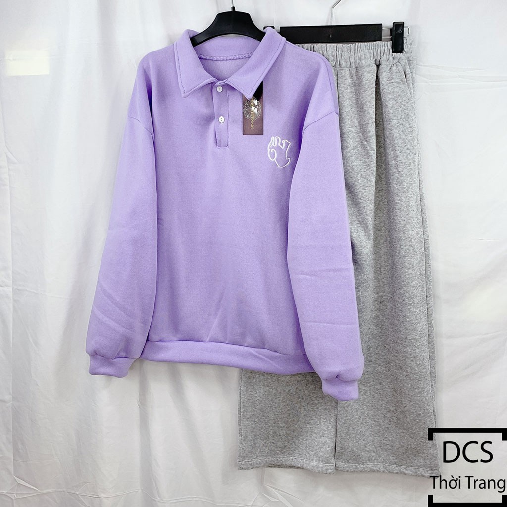 Bộ Polo Cổ Bẻ Voi Thêu