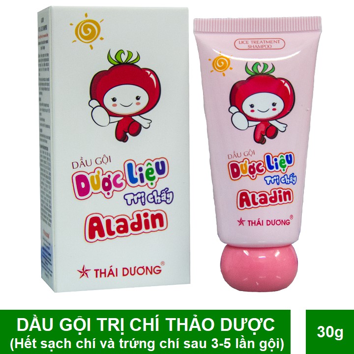 Dầu gội diệt chí Aladin Nits &amp; Lice Shampoo 30g