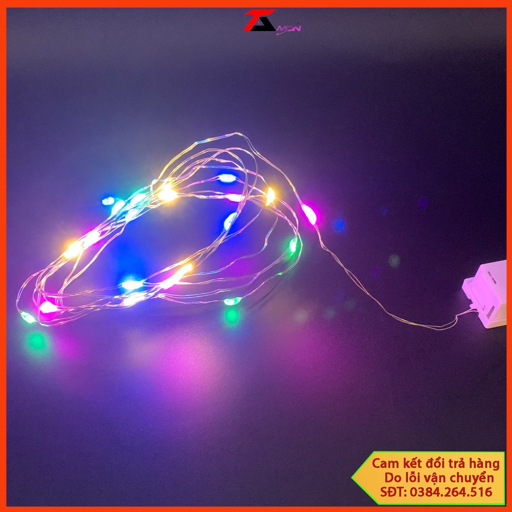 2m/4m Đèn LED Dây Đồng/ Đèn LED Đom Đóm/ Mery Christmas/ Năm Mới 2022