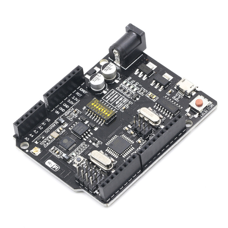 Usb UNO + WiFi R3 ATmega328P + ESP8266 (Bộ Nhớ 32Mb), USB-TTL CH340G. Bảng Mạch Arduino Uno, NodeMCU, WeMos ESP8266