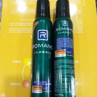MOUSSE TẠO KIỂU TÓC ROMANO 175g