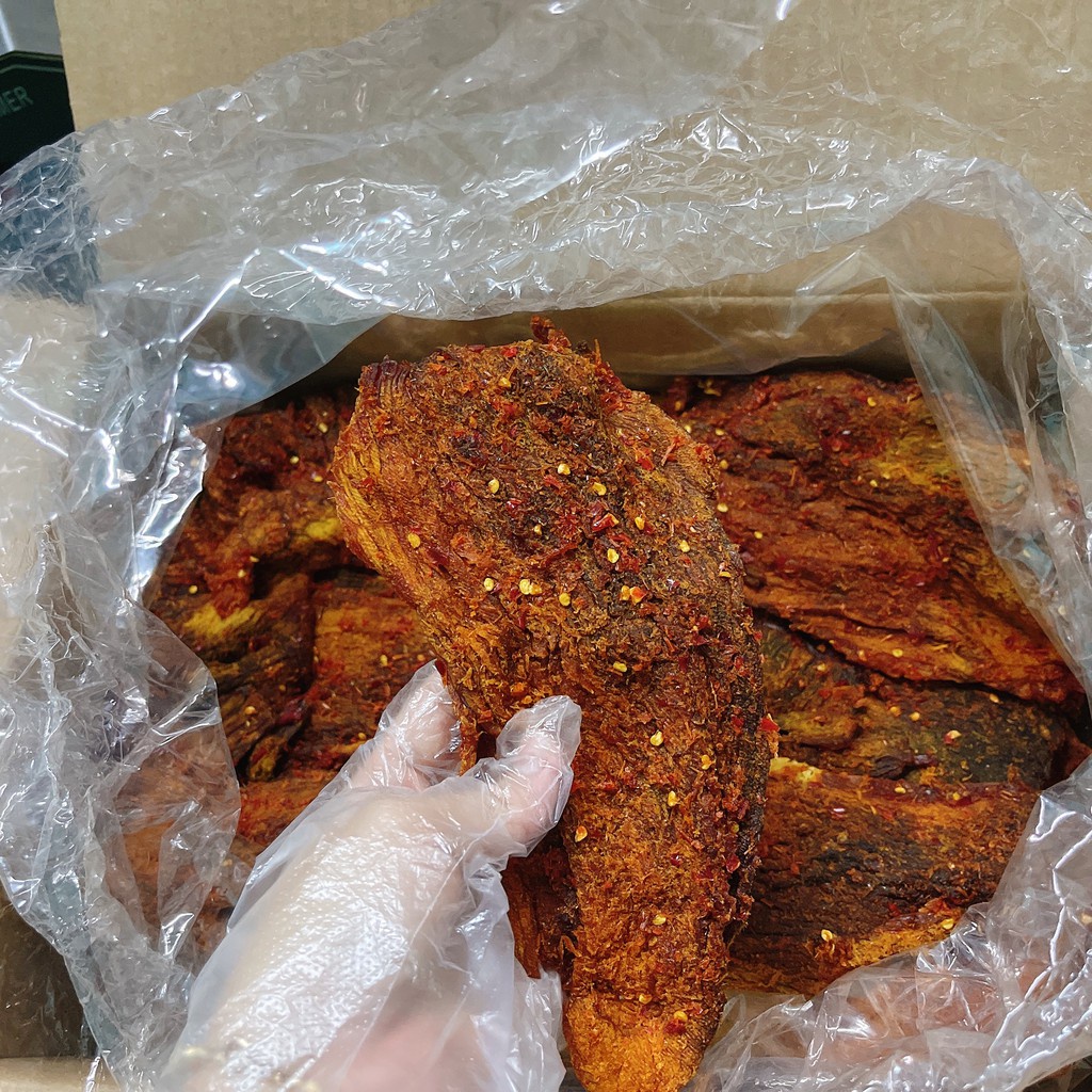 Khô bò miếng mềm Hồng Ngự hũ pet 300gr