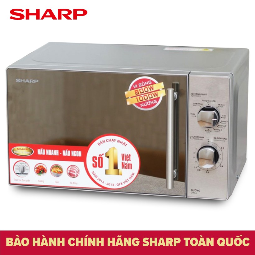 CHÍNH HÃNG Lò vi sóng Sharp R-G227VN-M