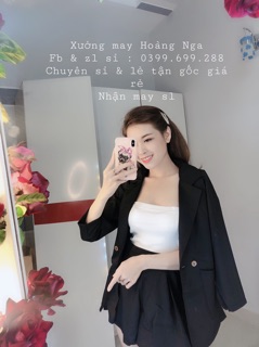 Set vest Ngắn 3 món