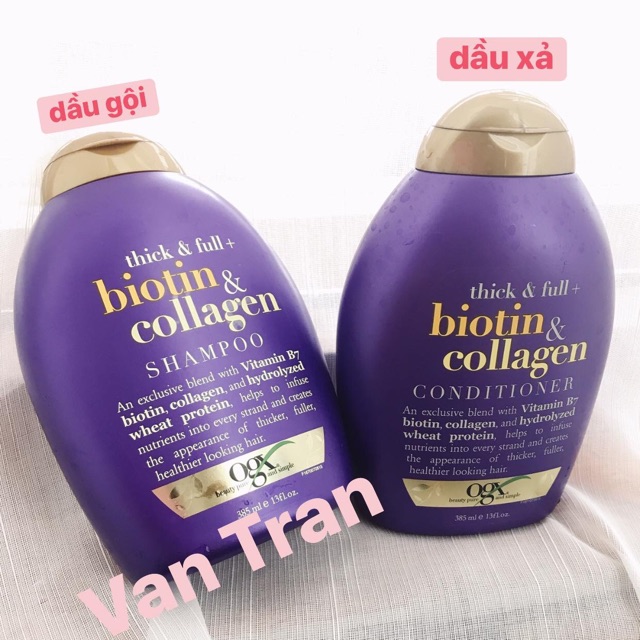Bộ dầu gội - xả BIOTIN xách tay Mỹ🇱🇷